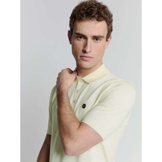 No Excess Pullover short sleeve polo button s offwhite - Image 4
