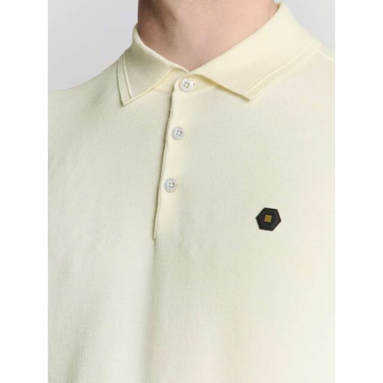 No Excess Pullover short sleeve polo button s offwhite - Image 6