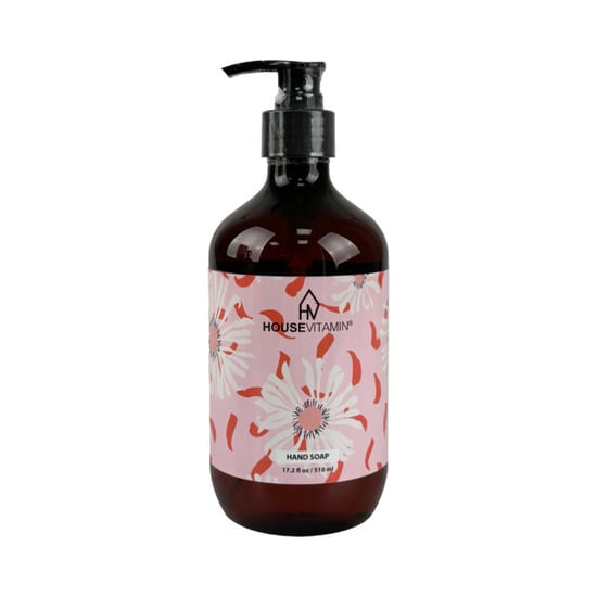 House Vitamin Handsoap vegan peony blush 500ml - Image 1