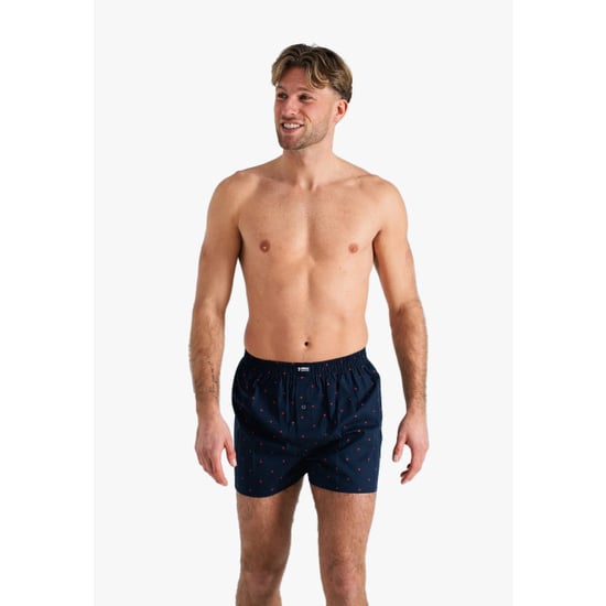 Happy Shorts Wijde boxershort heren met kleine rode hartjes - Image 2