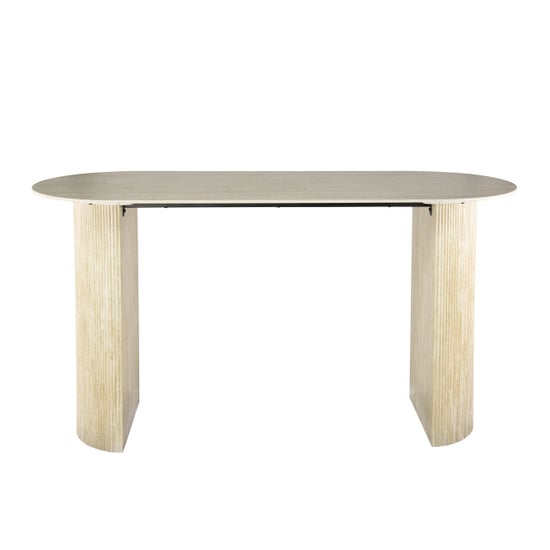 Hoyz bartafel romano arch plat ovaal 180cm keramiek travertin - Image 4