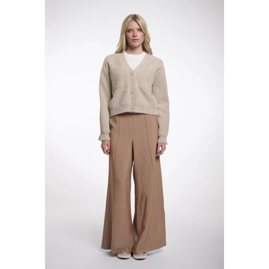 Rino & Pelle Isarea.5002621 rino&pelle short v-neck cardigan stone - Image 3
