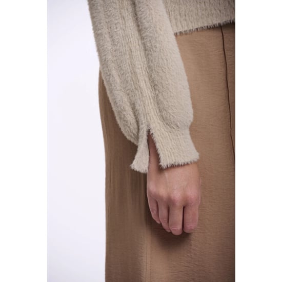 Rino & Pelle Isarea.5002621 rino&pelle short v-neck cardigan stone - Image 4