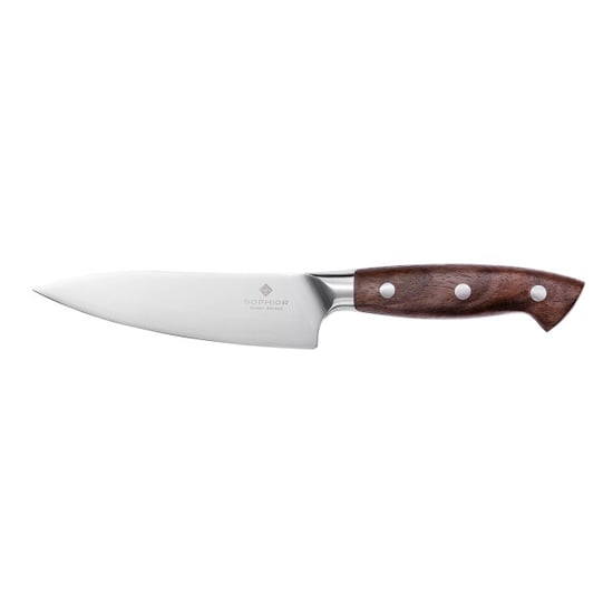 Sophior Koksmes 14 cm – duits staal en walnoothouten handvat - Image 1