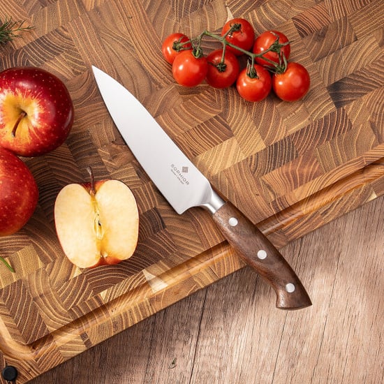 Sophior Koksmes 14 cm – duits staal en walnoothouten handvat - Image 3