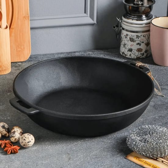 Maysternya Gietijzeren barbecue pan ø 34 x 7 cm zwart - Image 3