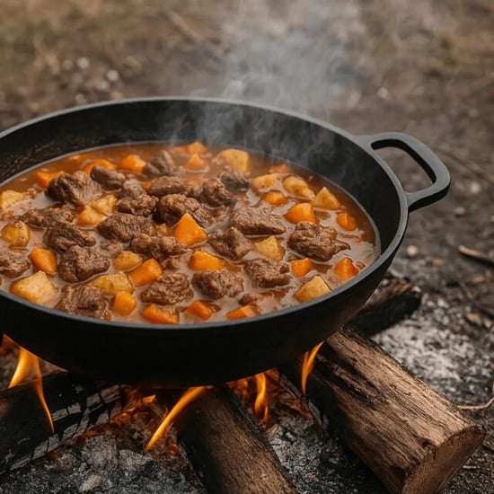 Maysternya Gietijzeren barbecue pan ø 34 x 7 cm zwart - Image 4