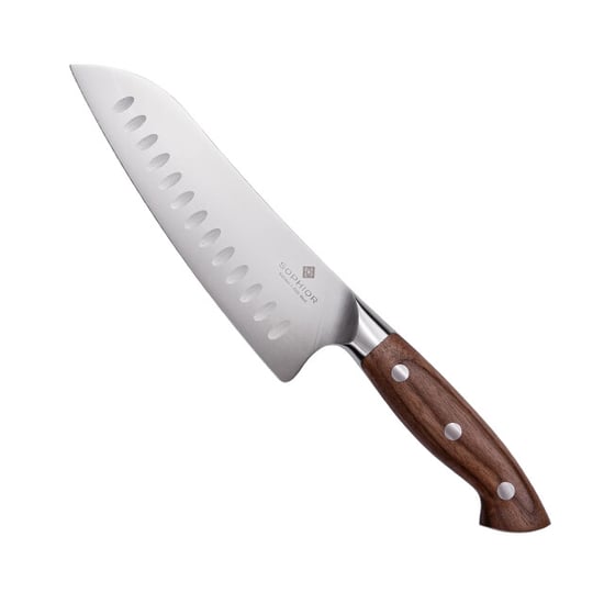 Sophior Koksmes & santoku – duits staal en walnoothouten handvat - Image 2