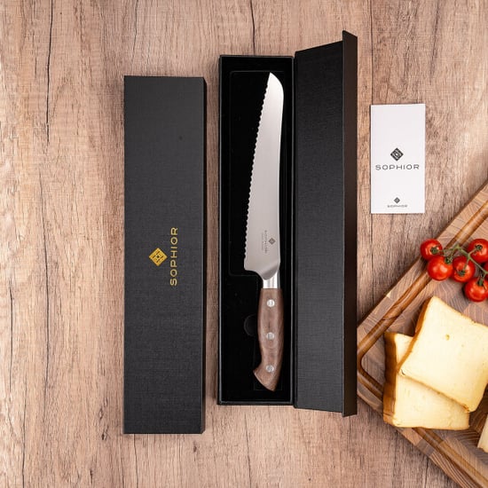 Sophior Broodmes 22 cm – duits staal en walnoothouten handvat - Image 3