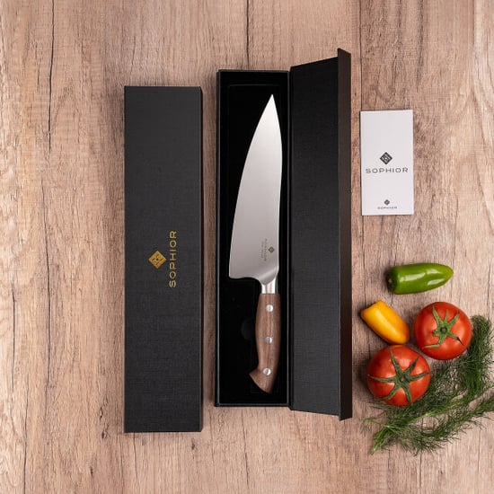 Sophior Koksmes 21 cm – duits staal en walnoothouten handvat - Image 6
