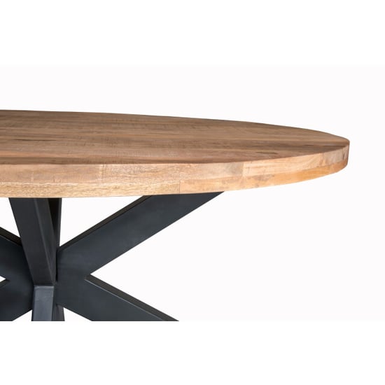 Brix eetkamertafel ovaal 240 cm mangohout - - Image 5