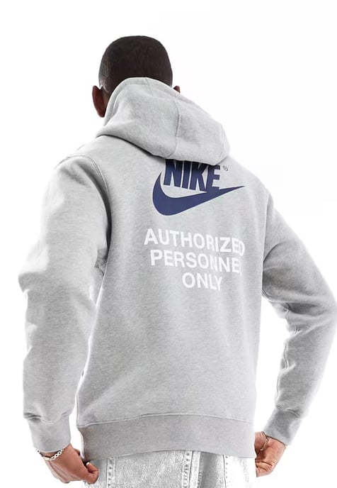 Nike Authorized Personnel Only Tracksuit in Grey - Image 3