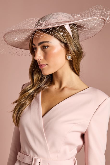 Wide Brim Mesh Hat - Image 1