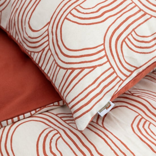 Terschellinger Wolweelde Luxueuze terschellinger flanellen winter dekbedovertrekset – terracotta boho – - Image 2