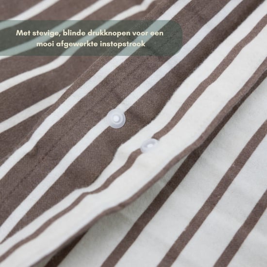 Terschellinger Wolweelde Luxueuze terschellinger flanellen winter dekbedovertrekset – warm zandbeige - Image 2