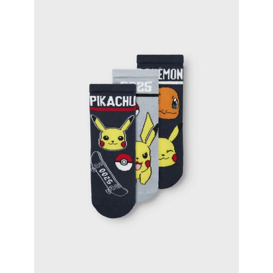 Name It Jongens sokken nmmsantiago pikachu 3-pack donkerblauw - Image 4