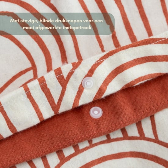 Terschellinger Wolweelde Luxueuze terschellinger flanellen winter dekbedovertrekset – terracotta boho – - Image 6