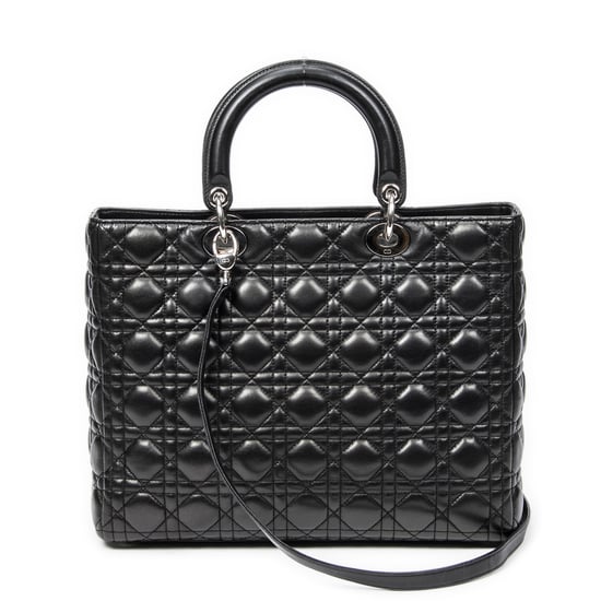 Large Lady Dior Zip  Shoulder Bag - Image 5