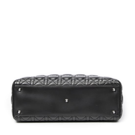 Large Lady Dior Zip  Shoulder Bag - Image 6