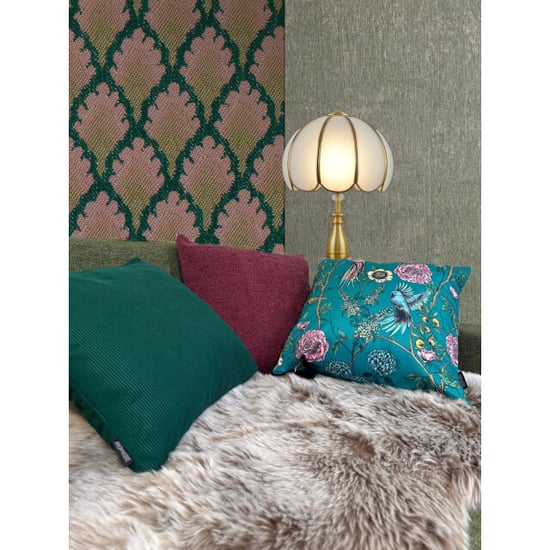Gek op kussens! Teddy burgundy | 45 x 45 cm | kussenhoes | polyester - Image 2