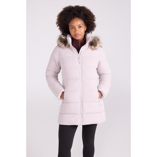 Mountain Warehouse Dames/Dames Nola Lang Gewatteerd Jasje (Licht Beige) - Image 1