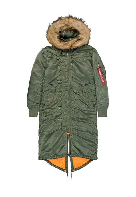 Long Fishtail Field Jacket Women - Image 1