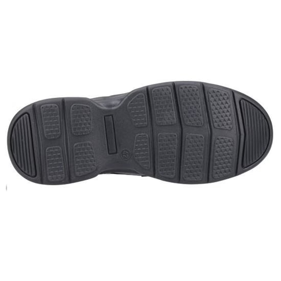 Hush Puppies Mens Hugh Leather Casual Shoes (Black) - Image 4