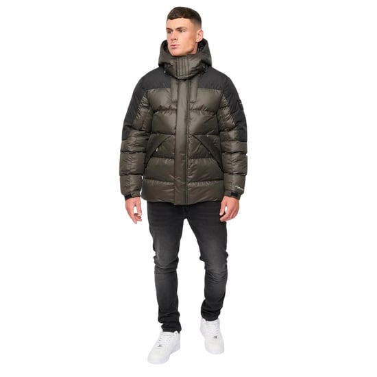 Crosshatch Camptor paneljacka för män (Olive) - Image 6