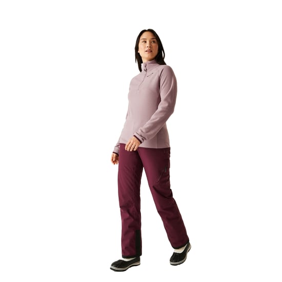 Dare 2B Dames/Dames Switch Up Fleece Top (Heide) - Image 4