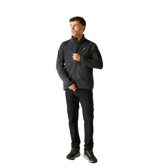 Dare 2B Mens Torrek Mountain Series Thermal Fleece Jacket (Black/Black) - Image 4