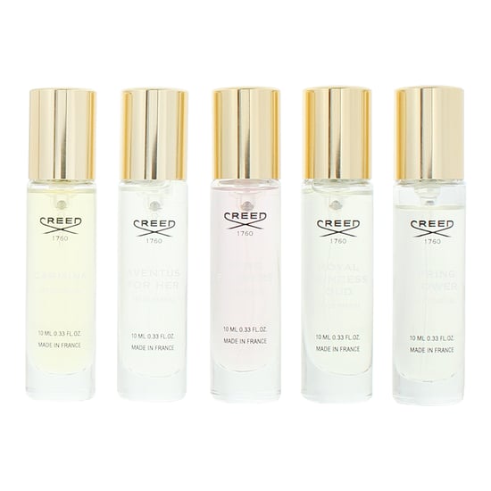 Creed Aventus, Carmina, Wind Flowers, Royal Princess Oud, Spring Flower Eau de Parfum 5 x 10ml - Image 2