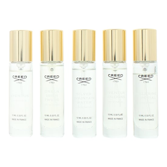 Creed Aventus, Green Irish Tweed, Silver Mountain Water, Aventus Cologne, Millesime Imperial Eau de Parfum 5 x 10ml - Image 2