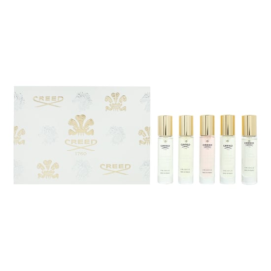 Creed Aventus, Love In White, Wind Flowers, Royal Princess Oud, Spring Flower Eau de Parfum 5 x 10ml - Image 1