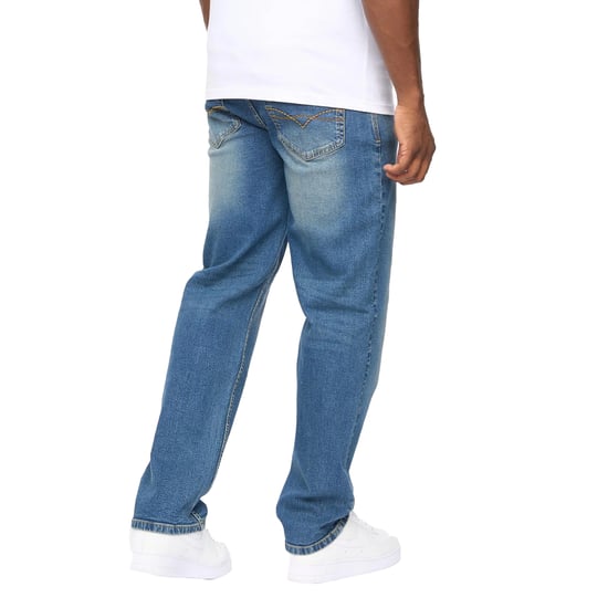 Crosshatch Herr Detendu Avslappnad Passform Jeans (Mellan Tvätt) - Image 2