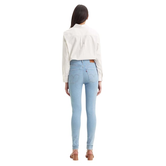 Levis Dames/Dames Mile High Super Skinny Jeans (Blauw) - Image 4