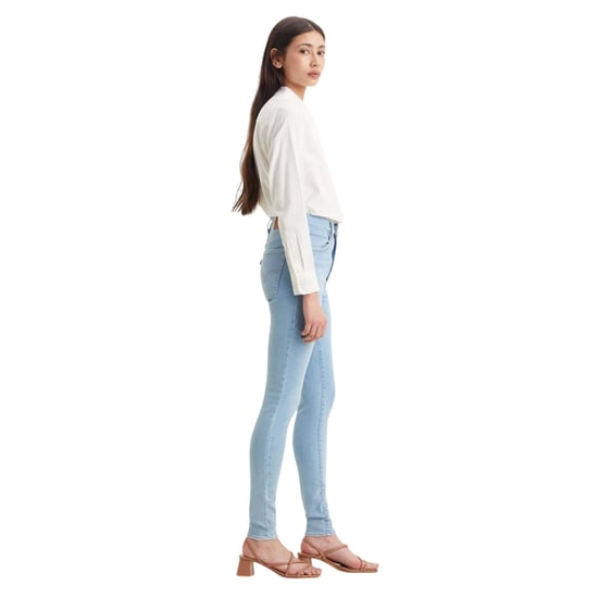 Levis Dames/Dames Mile High Super Skinny Jeans (Blauw) - Image 5