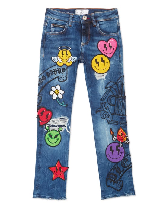 Denim Trousers Loose Fit Smile - Image 1