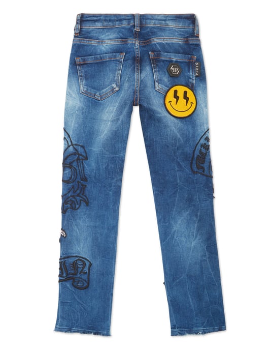 Denim Trousers Loose Fit Smile - Image 2