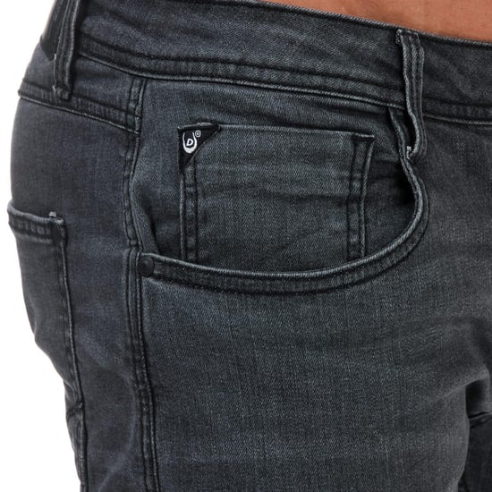 Duck and Cover Maylead Slim Fitted Jeans för herrar (Grått) - Image 5