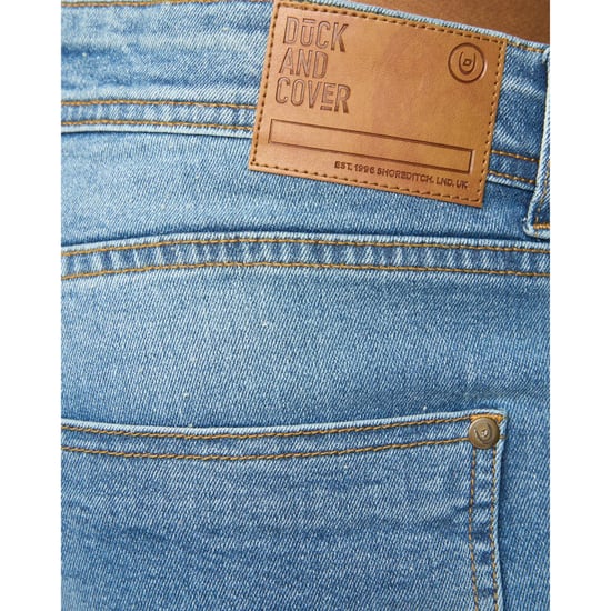 Duck and Cover Rechte Jeans Heren Janstar (Stone Wash) - Image 3