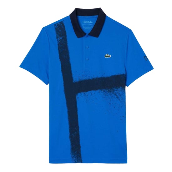 Lacoste Heren Novak Djokovic Tennis Poloshirt (Blauw) - Image 1