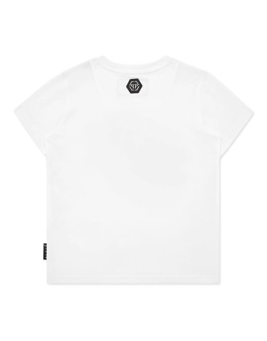 T-shirt Rund Halsad Strass Smile - Image 3