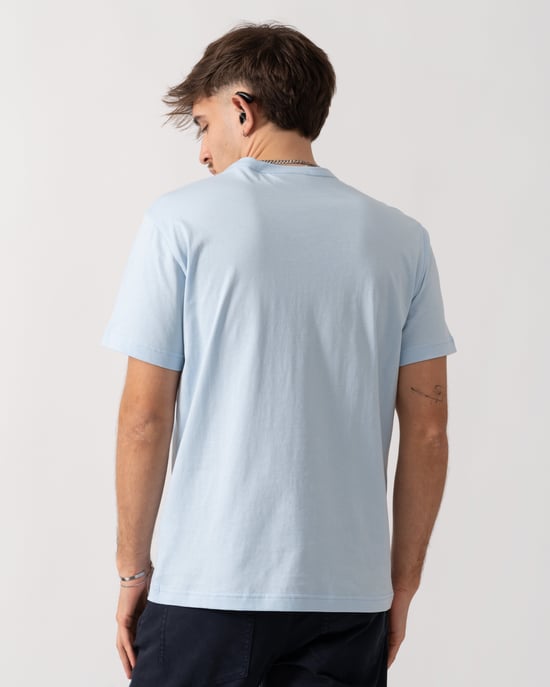 Short Sleeved T-Shirt in Light Blue - Image 2