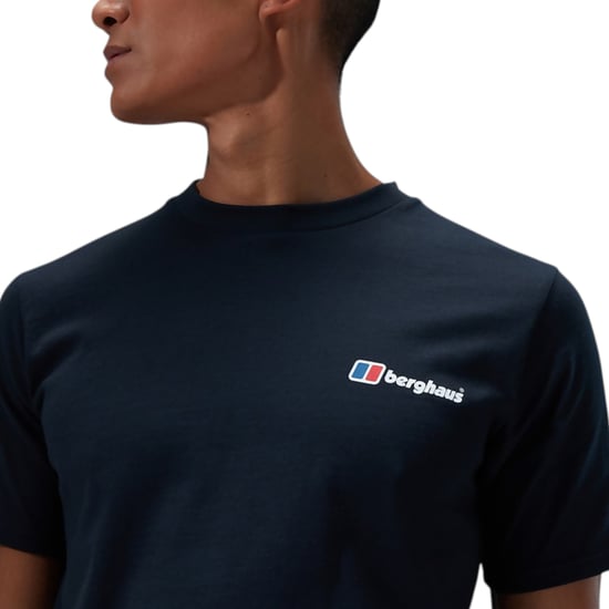Berghaus Mens Calibration Line T Shirt Short Sleeve Back Graphic Cotton New Top - Image 5