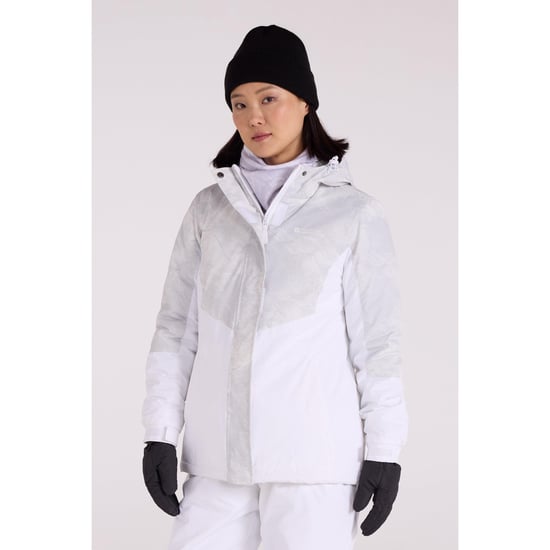 Mountain Warehouse Skidjacka med tryck Dawn II för damer/kvinnor (Grått) - Image 2