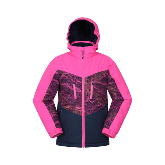 Mountain Warehouse Kinder/Kinder Storm II Extreme Galaxy Ombre Ski Jas (Donkerroze) - Image 1