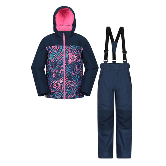 Mountain Warehouse Kinderen Vortex Extreme Waterdichte Skijas & Broek (Marineblauw) - Image 1