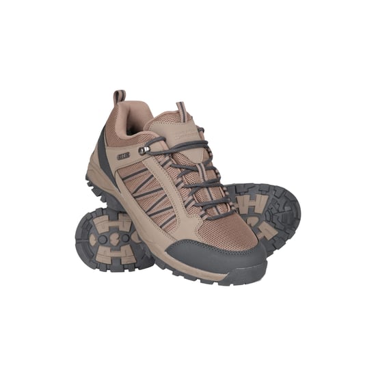 Mountain Warehouse Heren Pad waterdichte wandelschoenen (Donker Beige) - Image 1