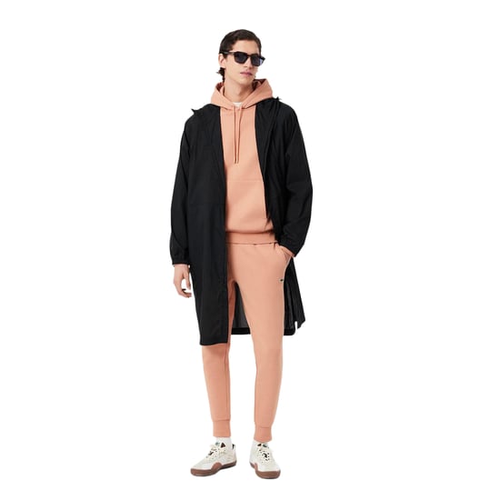 Lacoste Heren Organic Cotton Fleece Hoodie (Oranje) - Image 5