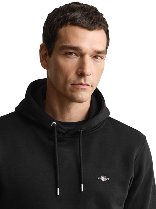 Gant | Mens Regular Fit Shield Hoodie - Image 3